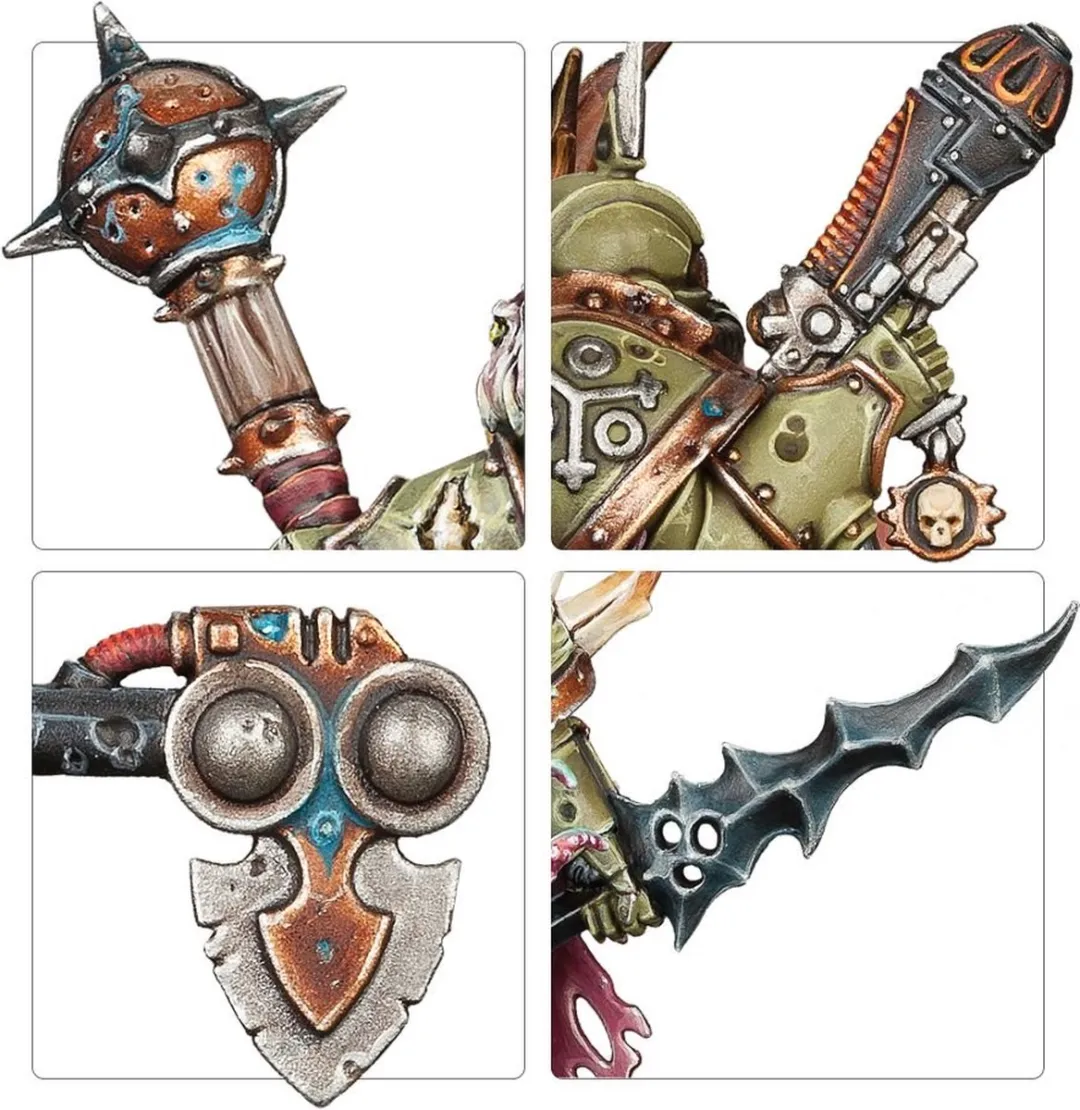 Games Workshop Death Guard Plague Marines - 7 Onderelen - afbeelding 6 van 6