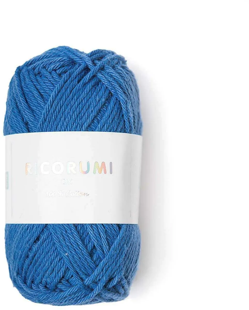 Rico Design Ricorumi Katoengaren Blauw 25g