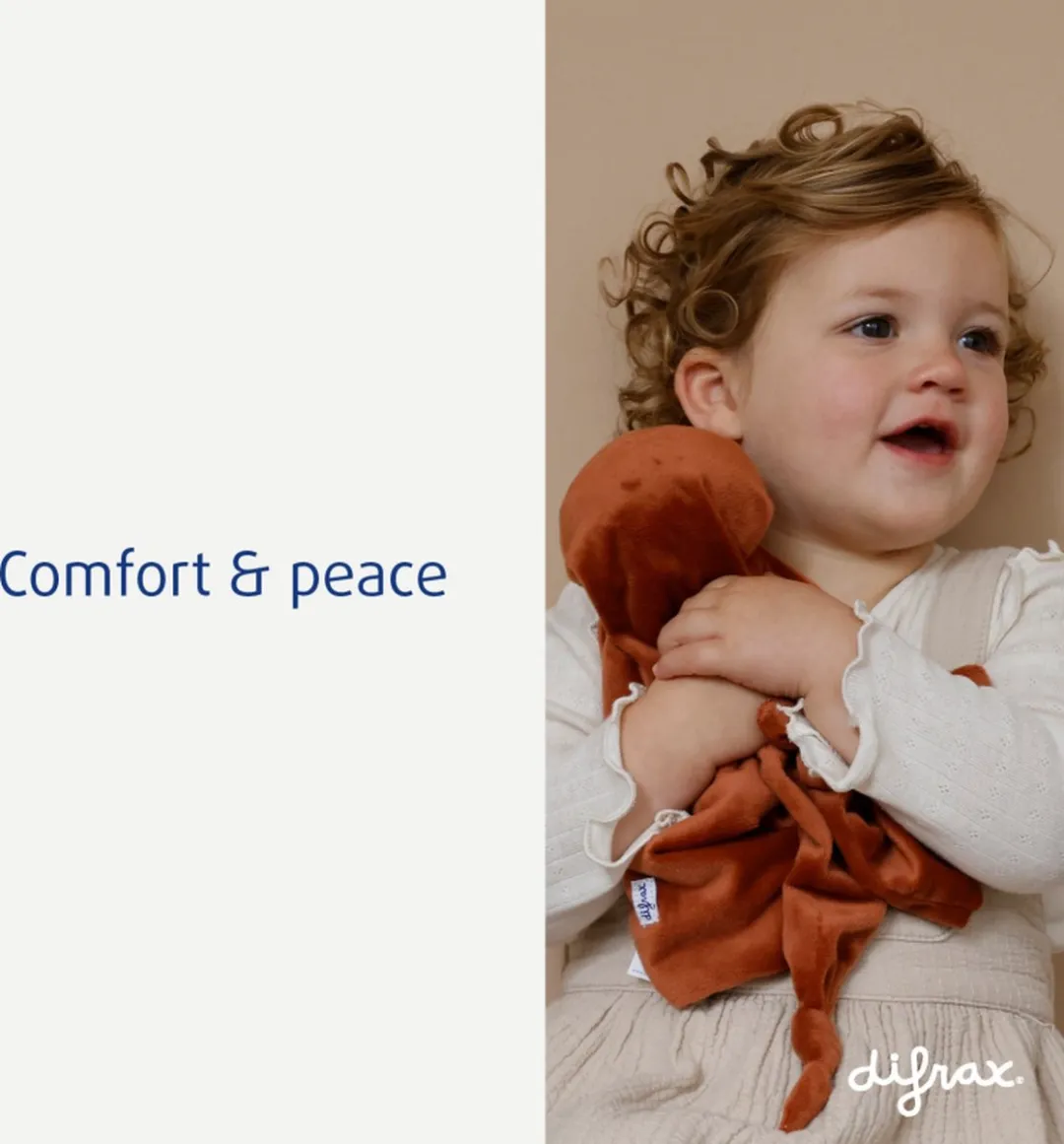 Difrax Knuffeldoekje - Bruin - Pluche knuffels - Vanaf geboorte