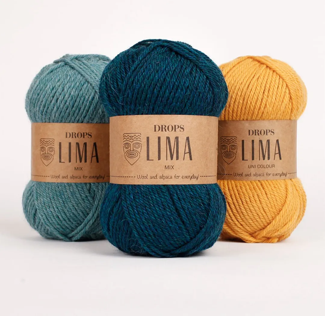 DROPS Lima Uni Colour - 9030 donkere klimop - Wol Garen