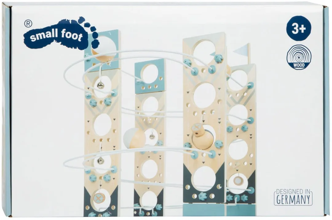 Small Foot Modulaire Knikkerbaan - 4 Minifiguren - Multicolor
