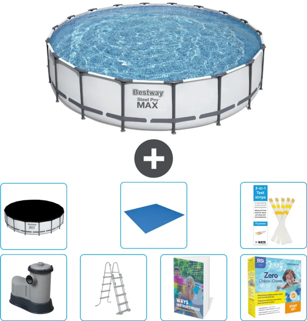 Bestway Steel Pro MAX Zwembad 549x122cm
