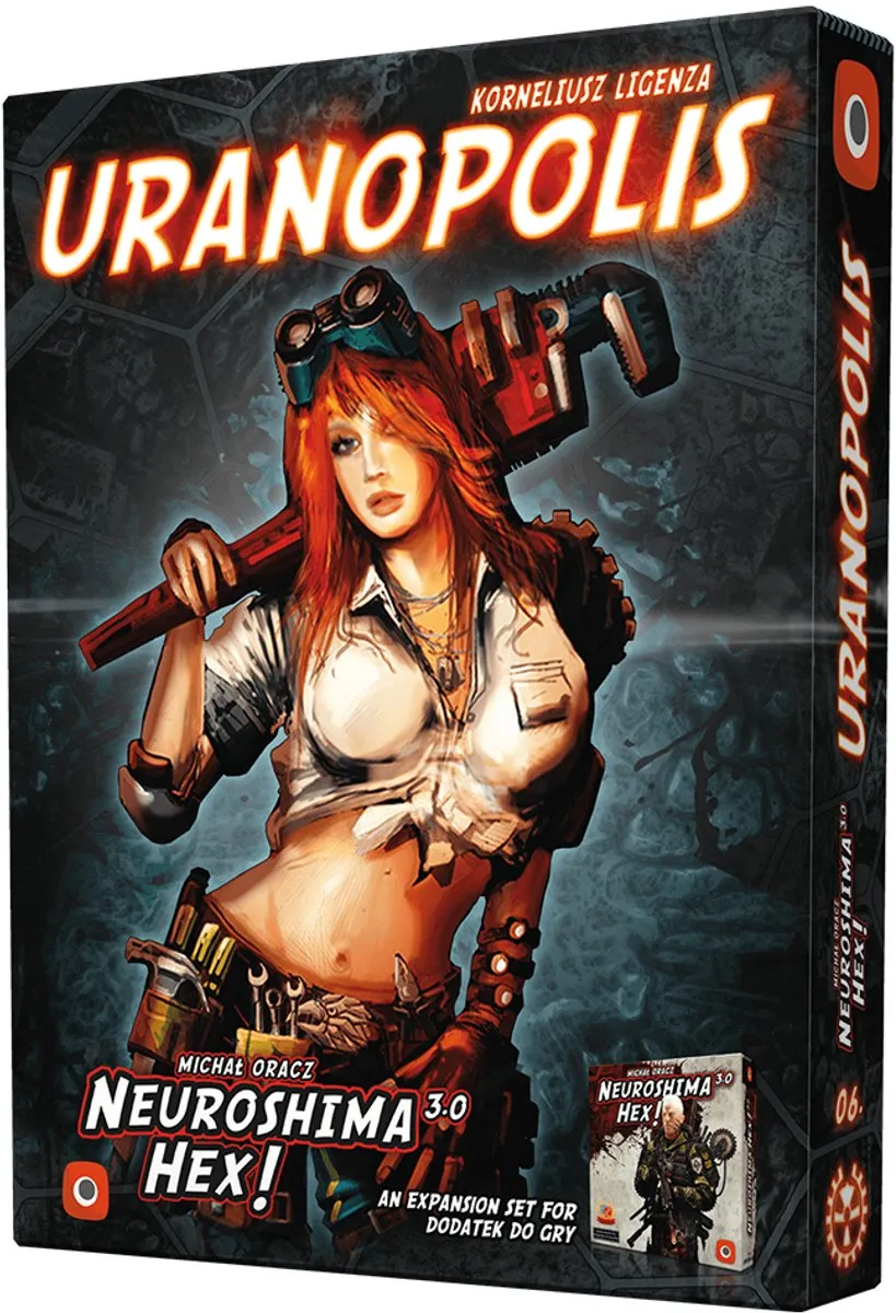 Neuroshima HEX 3.0 Uranopolis - Bordspel Uitbreiding - EN/PL