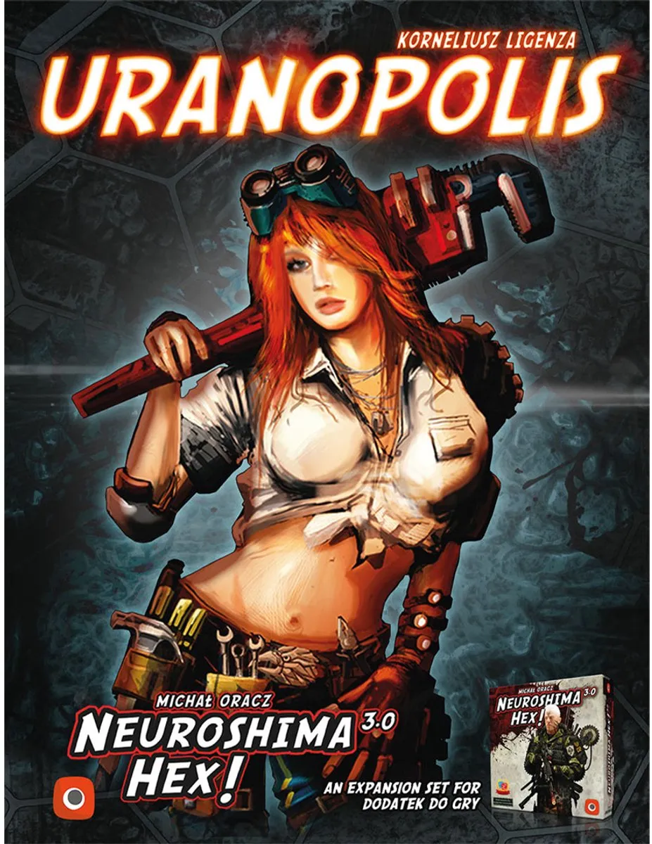Neuroshima HEX 3.0 Uranopolis - Bordspel Uitbreiding - EN/PL