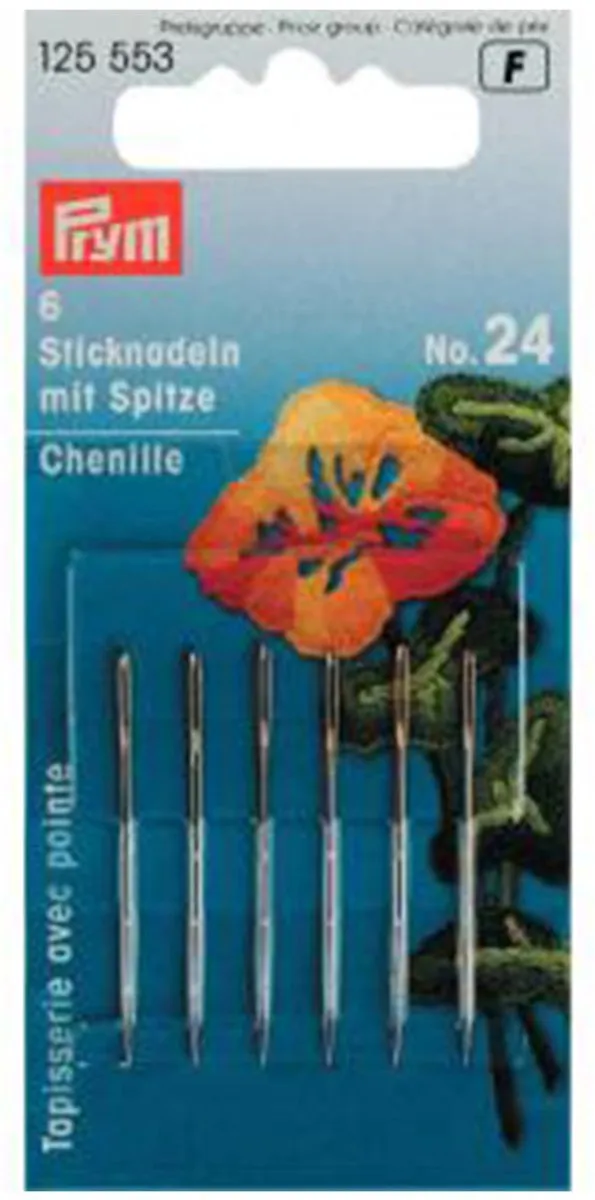 Prym Borduurnaalden No. 24 - 6 Stuks - Zilver/Goud
