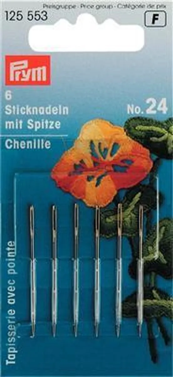Prym Borduurnaalden No. 24 - 6 Stuks - Zilver/Goud