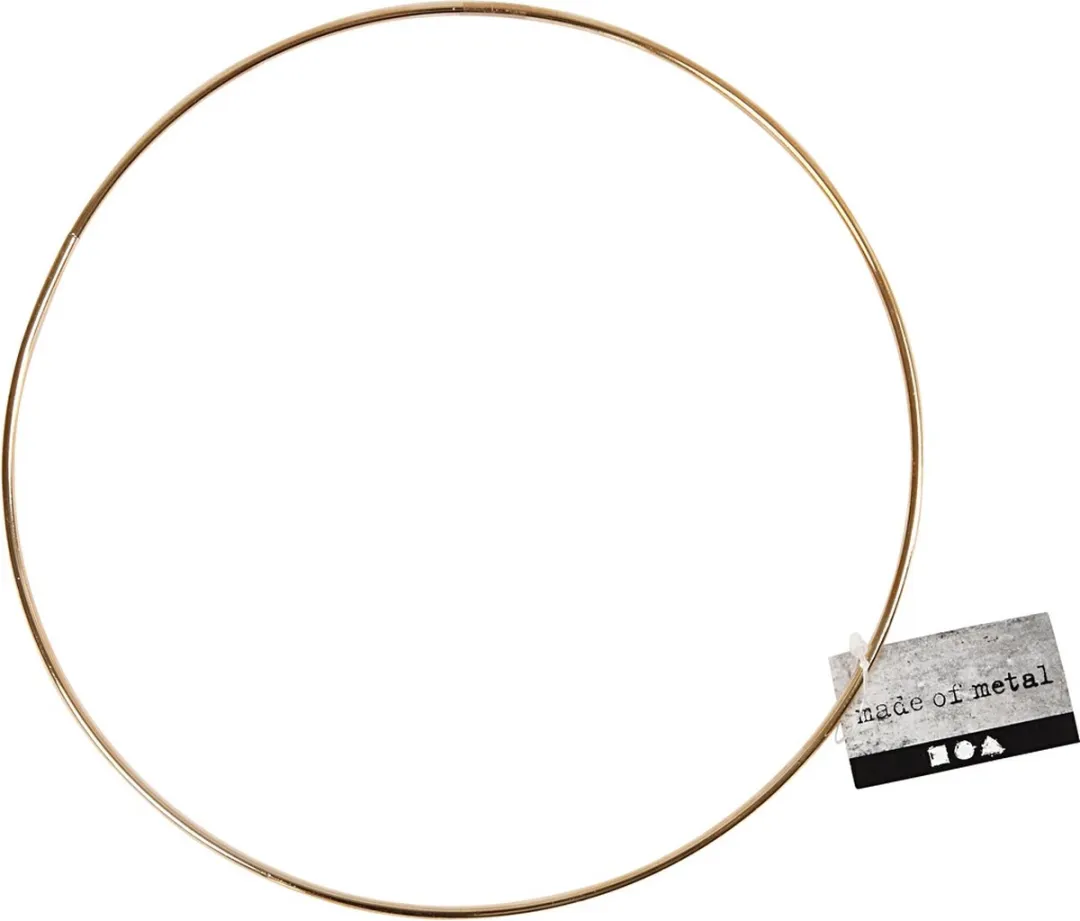 Creativ Company Metalen Ring 20cm - Goud