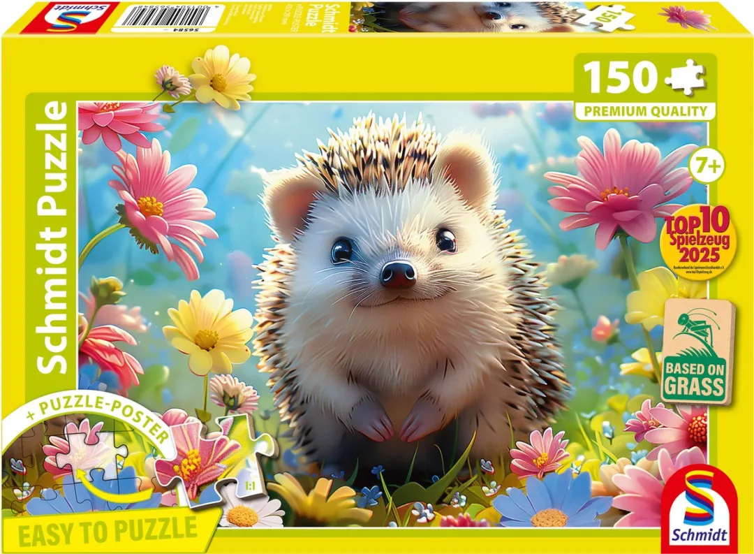 Schmidt Spiele Egel Puzzel 150 Stuks - Meerkleurig