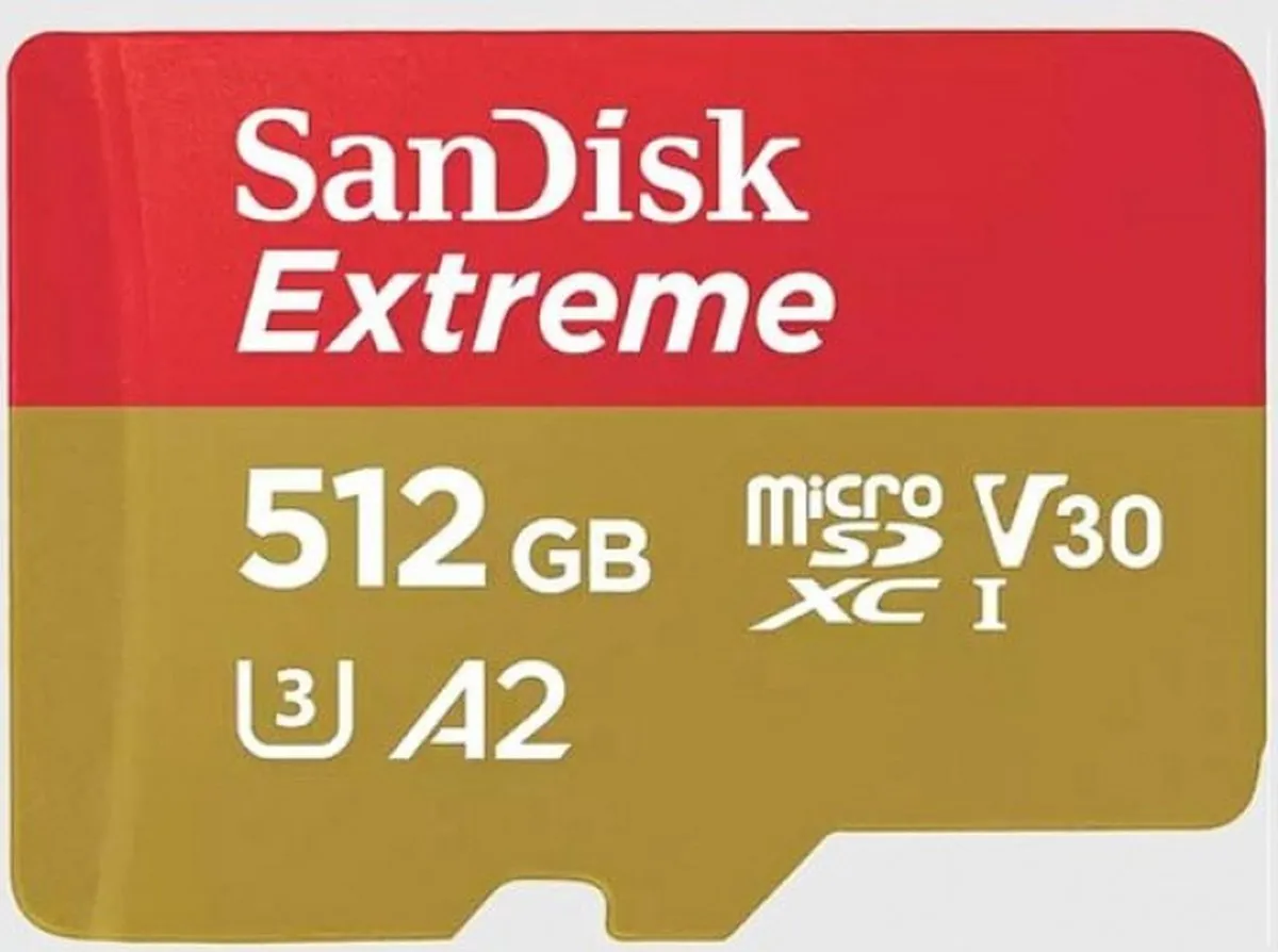SanDisk Extreme MicroSDXC 512GB - Incl. SD-adapter