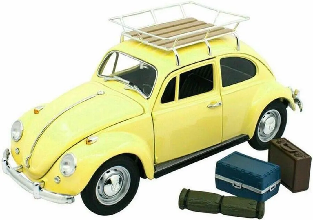 Volkswagen Beetle 1967 Road Signature 1:18 - Geel