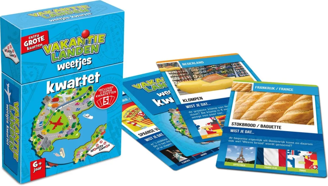 Identity Games Vakantielanden Weetjeskwartet 3033 - 2-4 Spelers