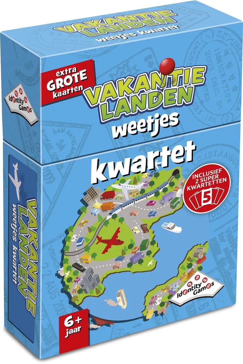 Identity Games Vakantielanden Weetjeskwartet 3033 - 2-4 Spelers