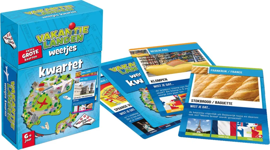 Identity Games Vakantielanden Weetjeskwartet 3033 - 2-4 Spelers