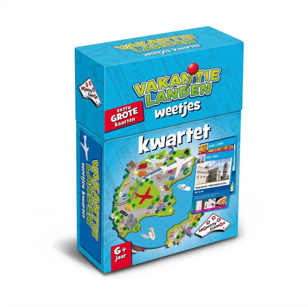 Identity Games Vakantielanden Weetjeskwartet 3033 - 2-4 Spelers