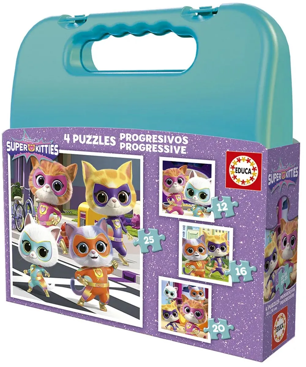 Educa SuperKitties Puzzel - 12 tot 25 Onderdelen - afbeelding 6 van 6