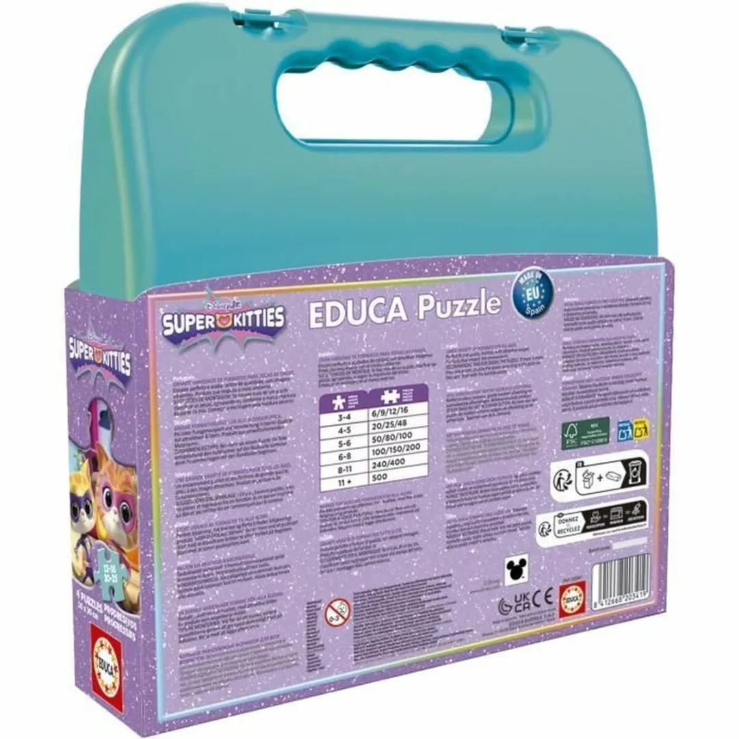 Educa SuperKitties Puzzel - 12 tot 25 Onderdelen