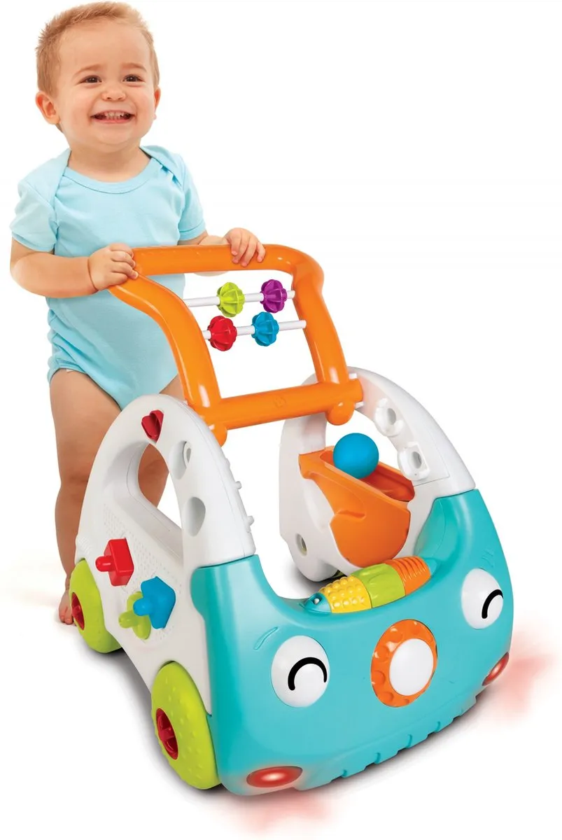 Infantino 3-in-1 Baby Walker Loopwagen - Blauw