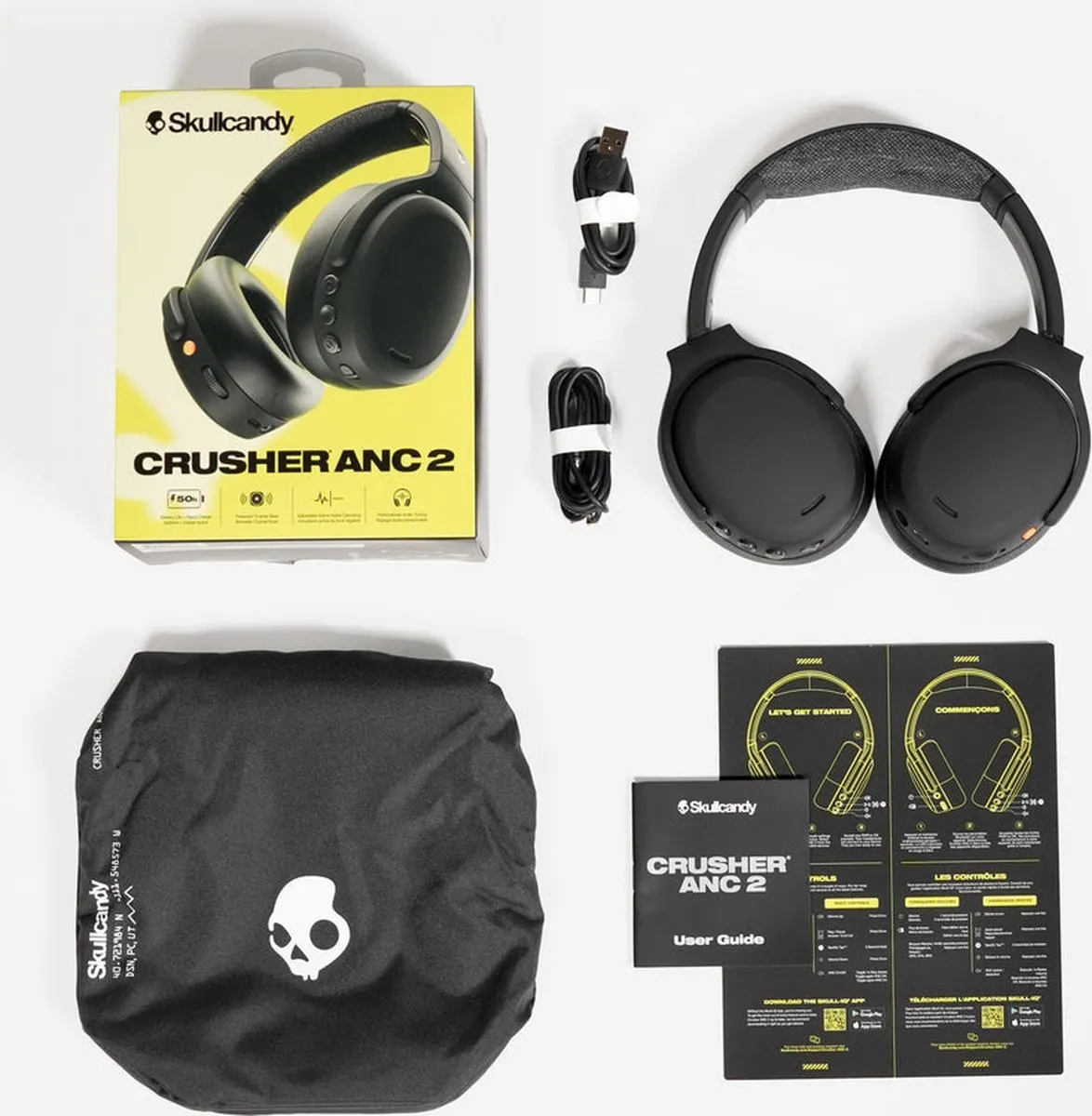 Skullcandy Crusher ANC 2 Draadloze Koptelefoon - Wit