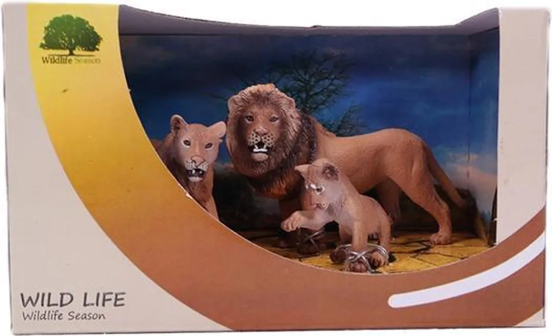 PIA Soft Toys Leeuw Wildlife Speelfiguur 10cm