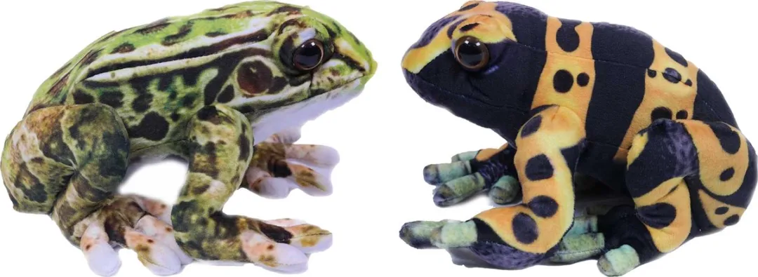 PIA Soft Toys Giftige Boomkikkers Knuffels
