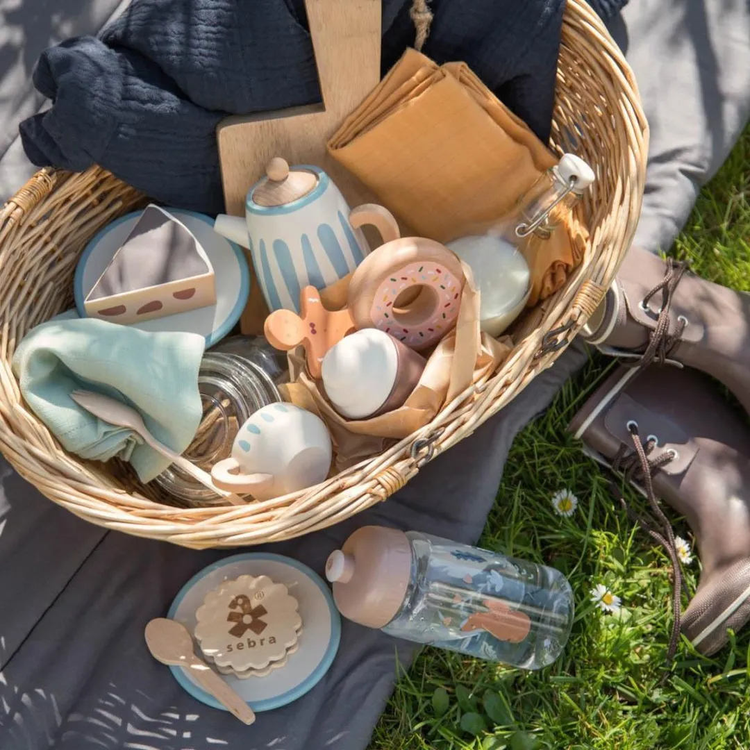 Sebra Houten Cake & Koekjes Speelset - Multi