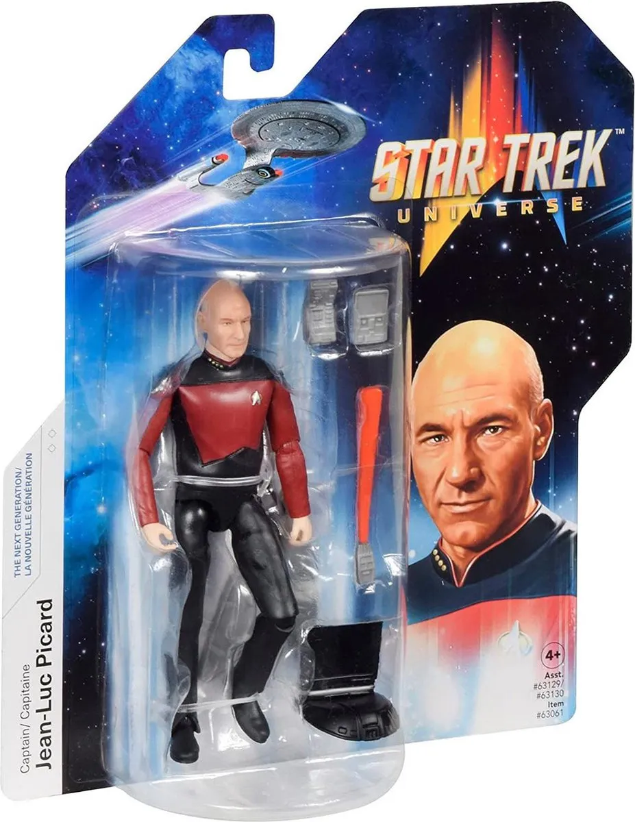 Bandai Star Trek Captain Picard Actiefiguur 5 inch - Multicolor
