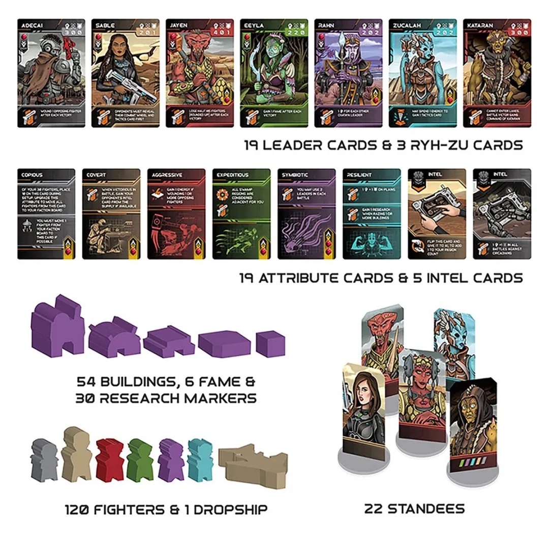 Renegade Games Circadians Chaos Order Bordspel
