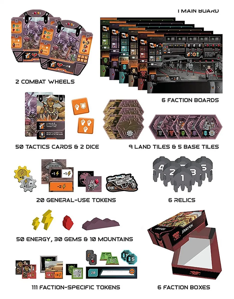 Renegade Games Circadians Chaos Order Bordspel