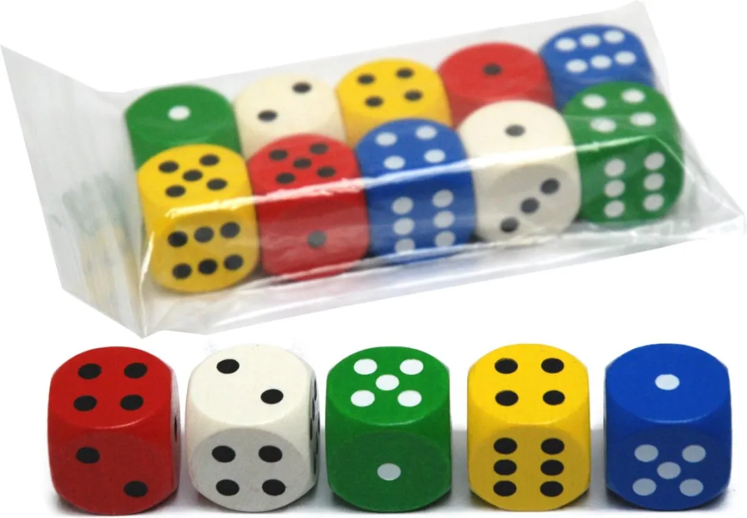HOT Games Houten Dobbelstenen 25mm