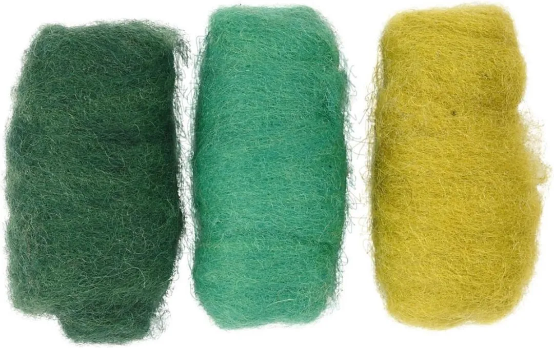 Creativ Company CC Creotime Gekaarde Wol Set 3x10gr