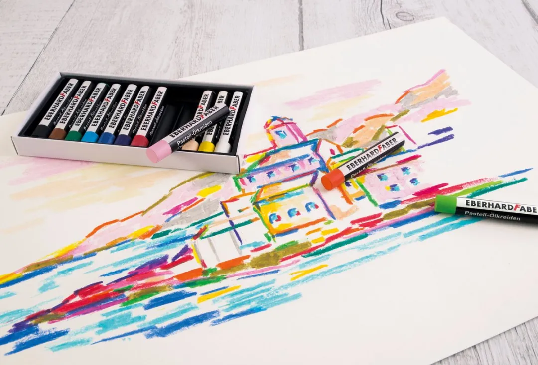 Eberhard Faber Artist Color EF-522012 Oliepastelkrijt 12 Stuks - 11mm