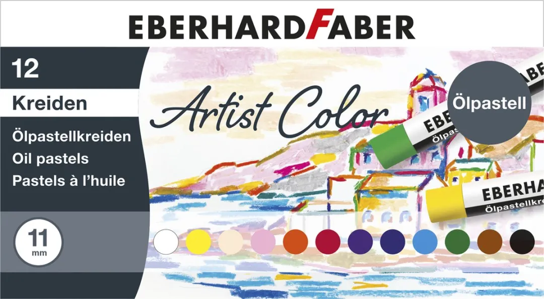 Eberhard Faber Artist Color EF-522012 Oliepastelkrijt 12 Stuks
