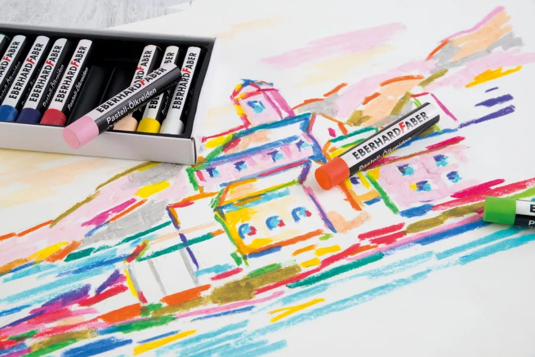 Eberhard Faber Artist Color EF-522012 Oliepastelkrijt 12 Stuks - 11mm