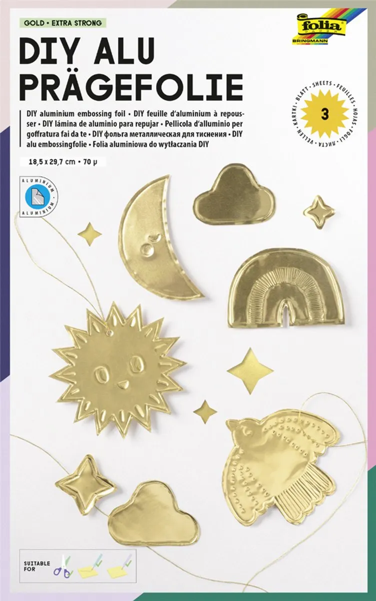 Folia Aluminiumfolie 520 19x30cm - 3 Vel