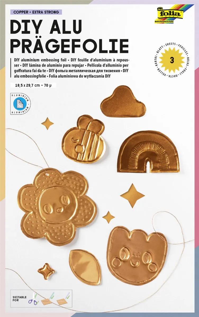 Folia Aluminiumfolie 520 19x30cm - 3 Vel