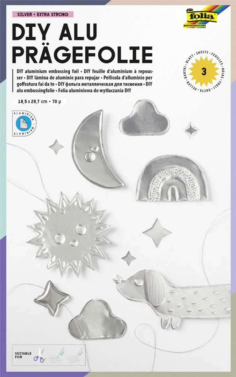 Folia Aluminiumfolie 520 19x30cm - 3 Vel