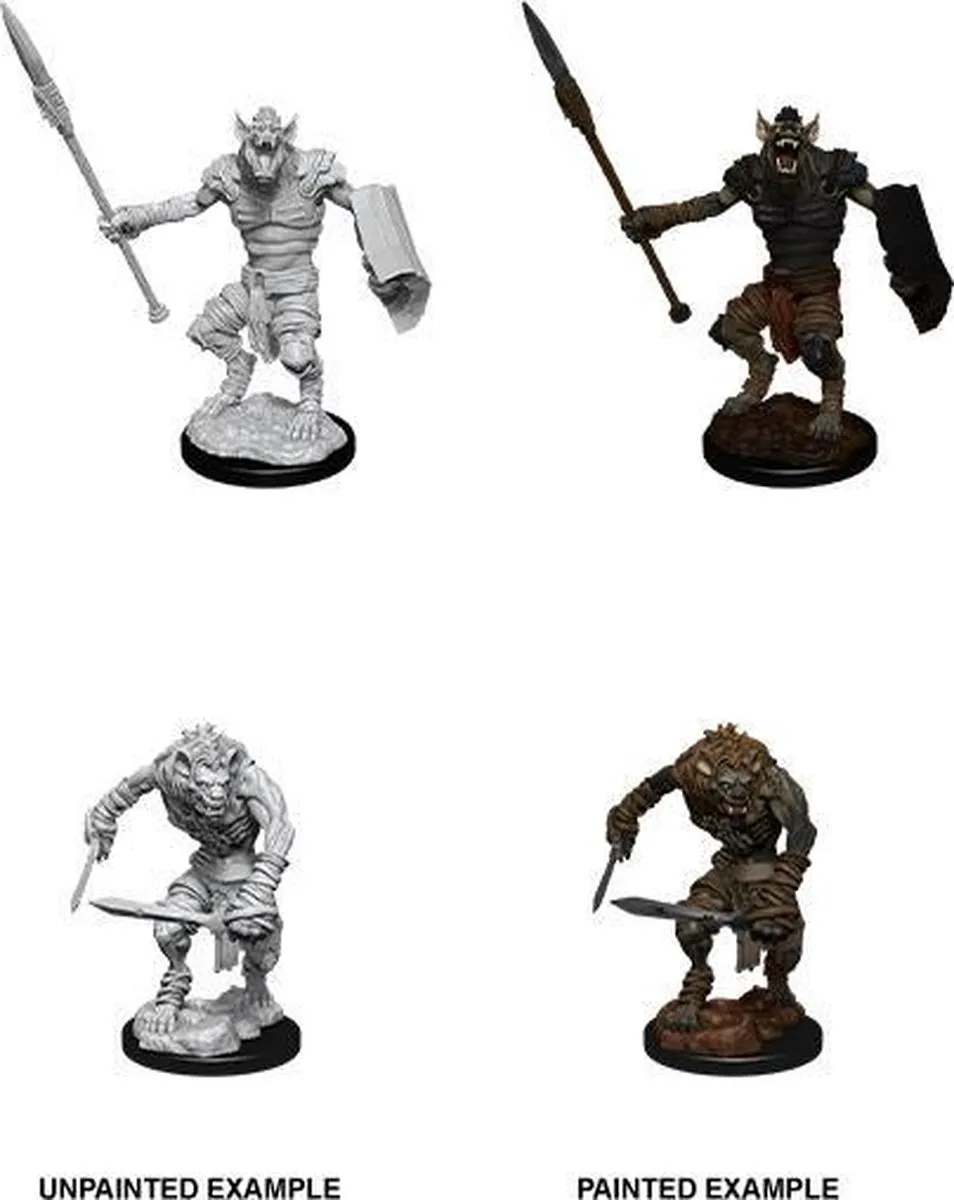 Wizkids D&D Nolzur's Marvelous Miniatures Gnoll & Gnoll Flesh Gnawer