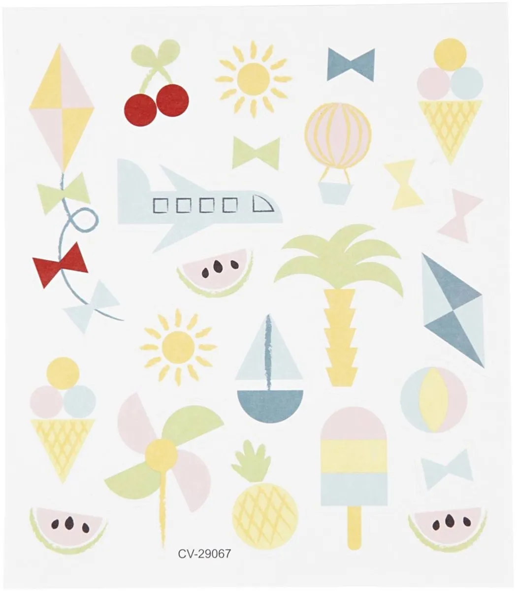 Creativ Company Zomervakantie Stickers 15x16,5cm