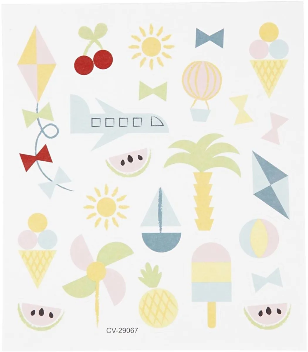 Creativ Company Zomervakantie Stickers 15x16,5cm