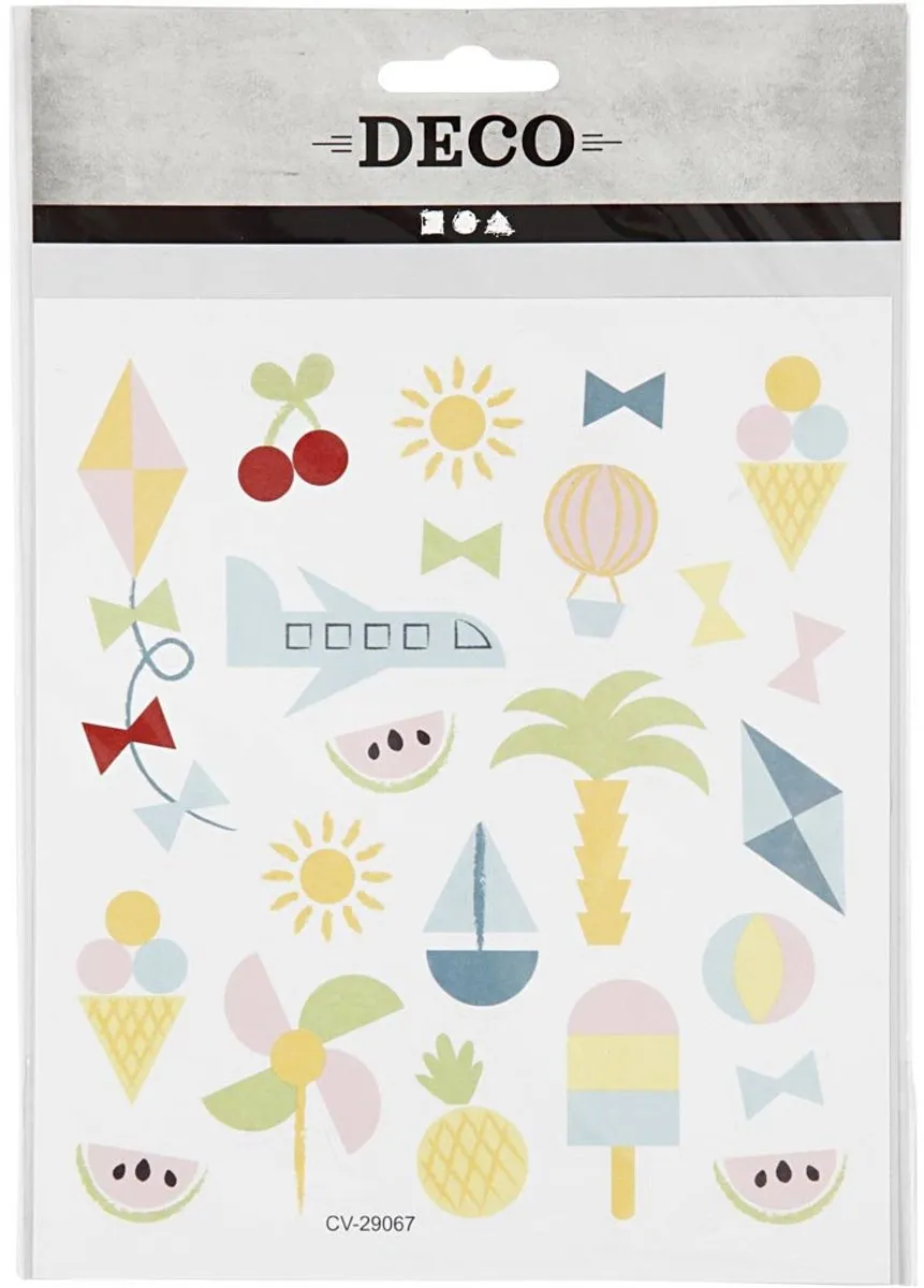 Creativ Company Zomervakantie Stickers 15x16,5cm