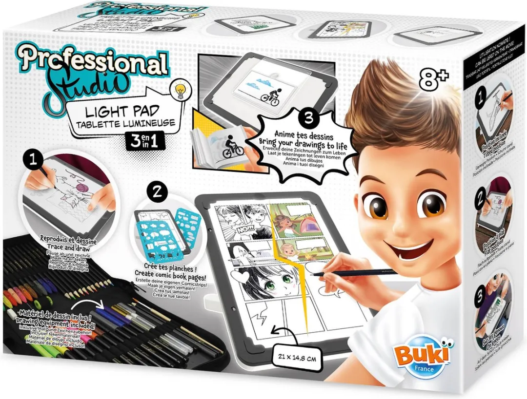 Buki Tekentablet 3in1 - Zwart