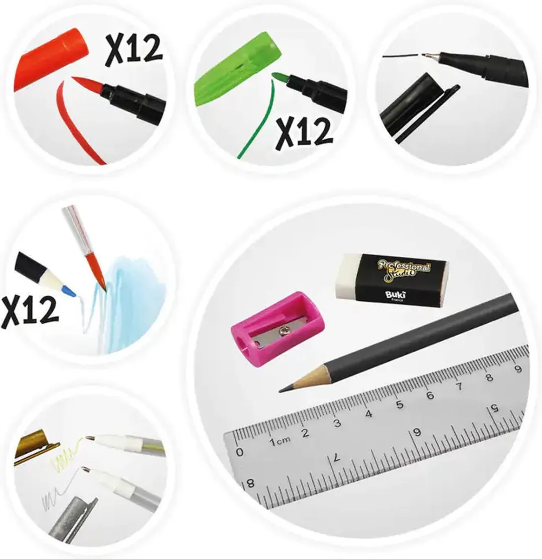 Buki Tekentablet 3in1 - Zwart