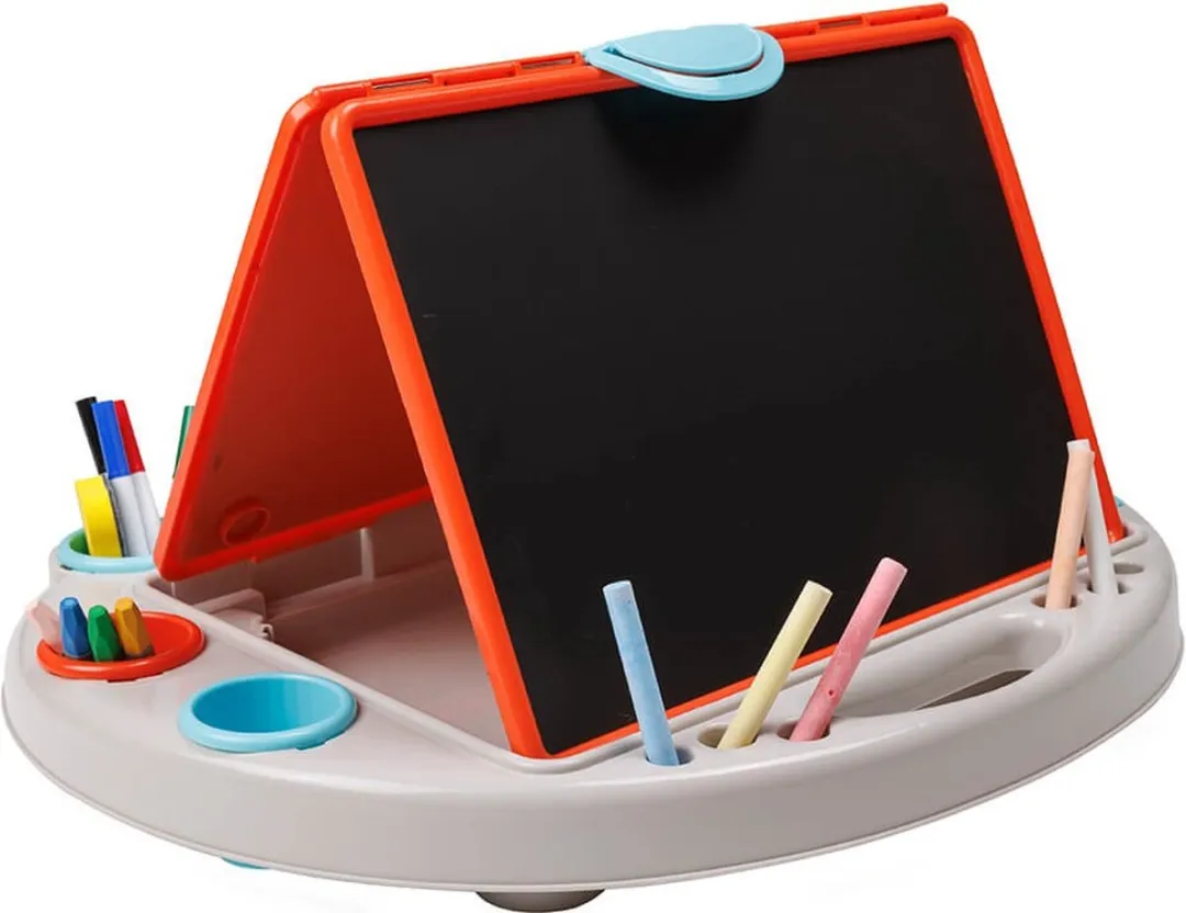 Eurekakids Art Tafel - Tekenbord Rood/Grijs/Blauw