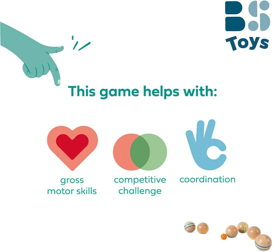 BS Toys Jeu de Boules Hout