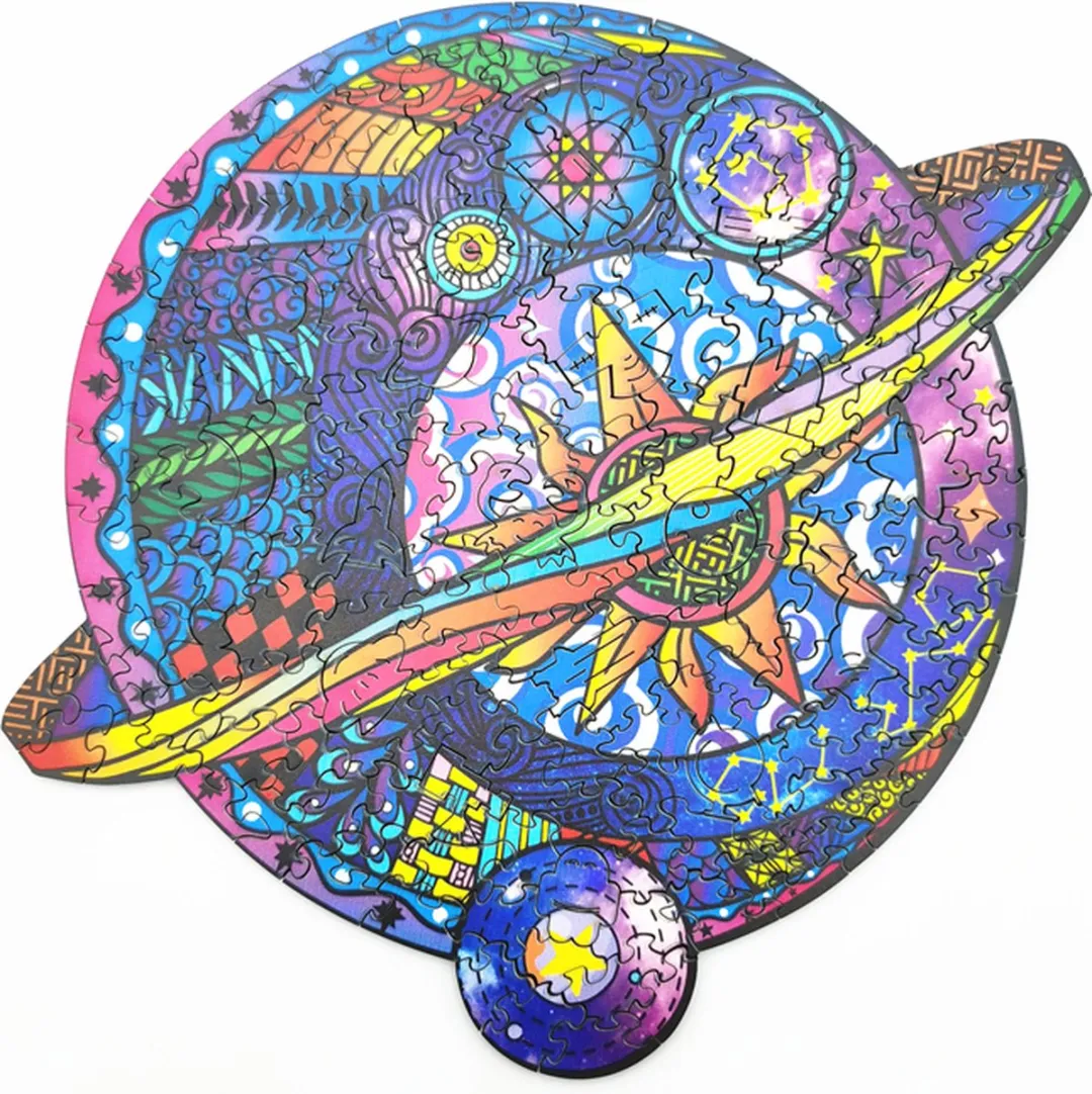 VinkToys Legpuzzel Planeet A3 Houten