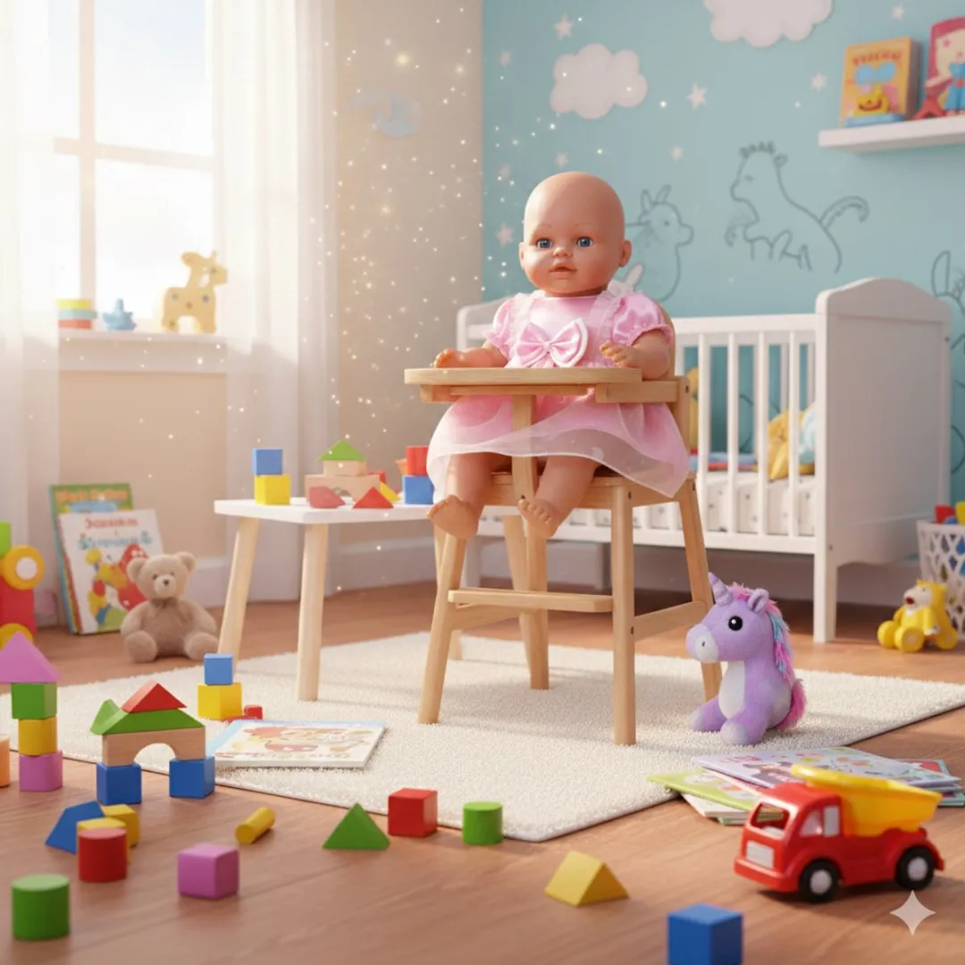 Prinsessenjurk Roze - “Geschikt voor Baby Born” - Sprookjesachtig Jurkje met Tule - Accessoire en kleertjes voor je 36 + 43 cm BabyBorn Pop