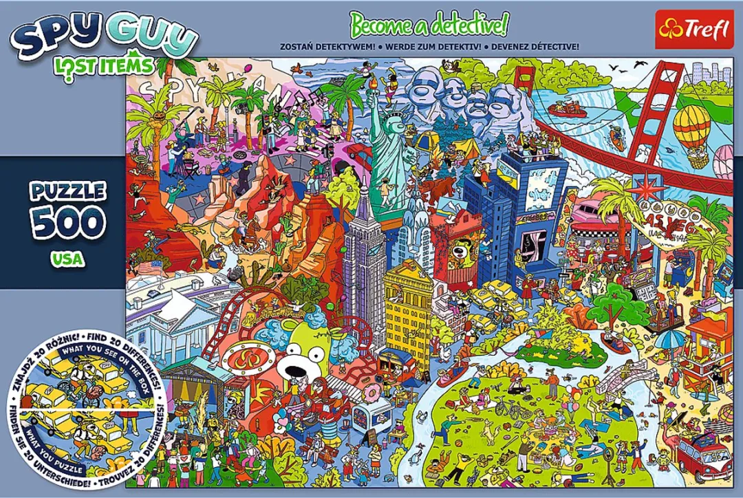 Trefl Spy Guy Lost Items Legpuzzel 500 Stuks - Multicolor