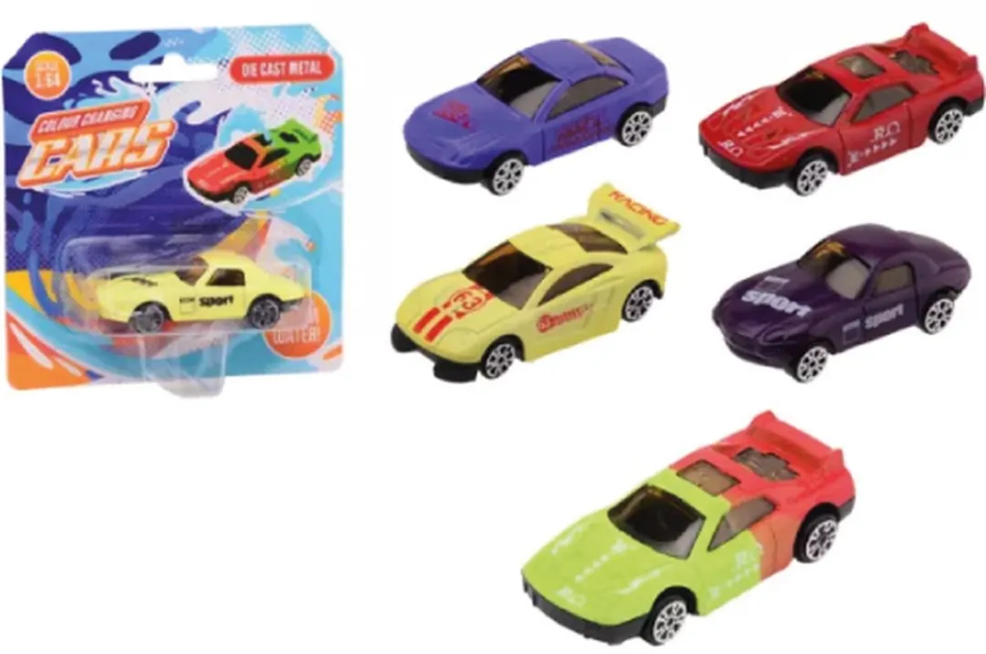 Johntoy 26204 Kleurveranderende Raceauto - Multi kleuren