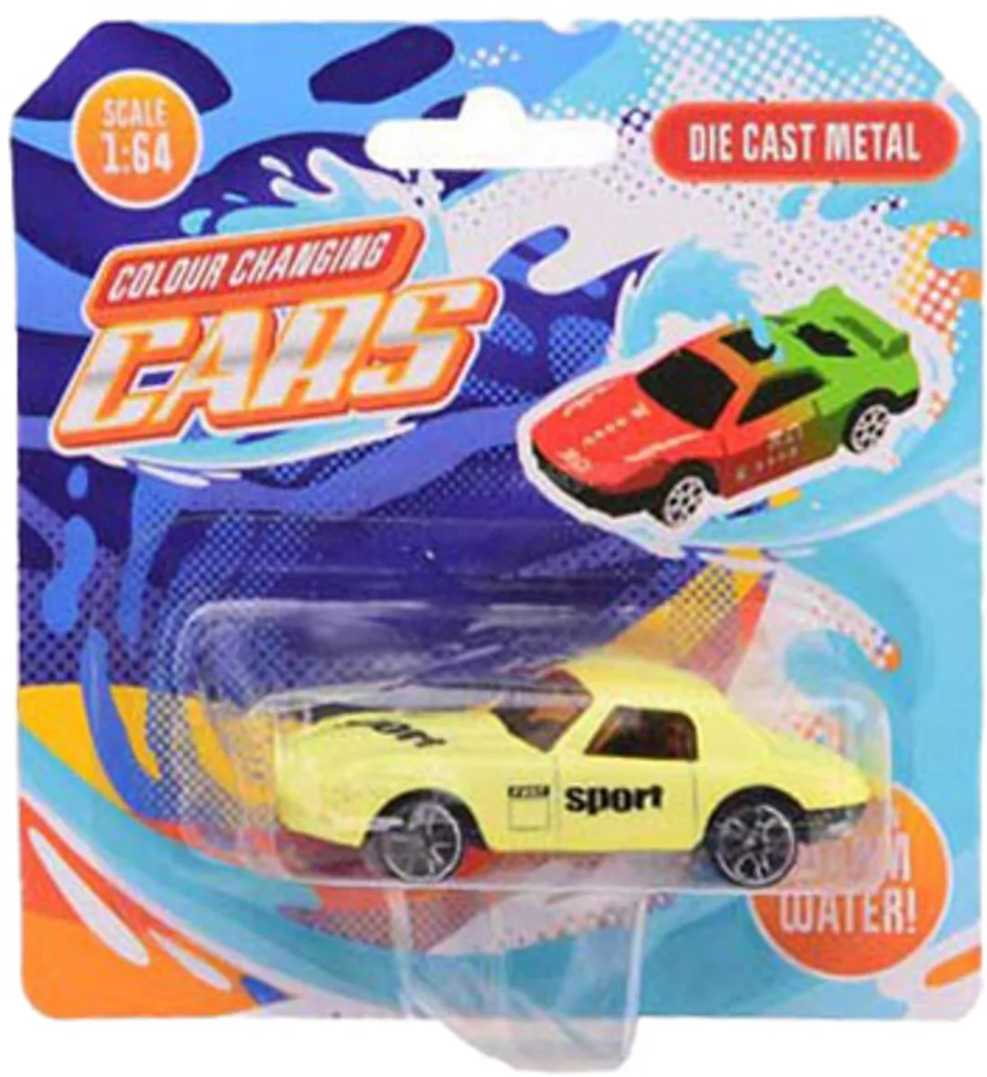 Johntoy 26204 Kleurveranderende Raceauto - Multi kleuren