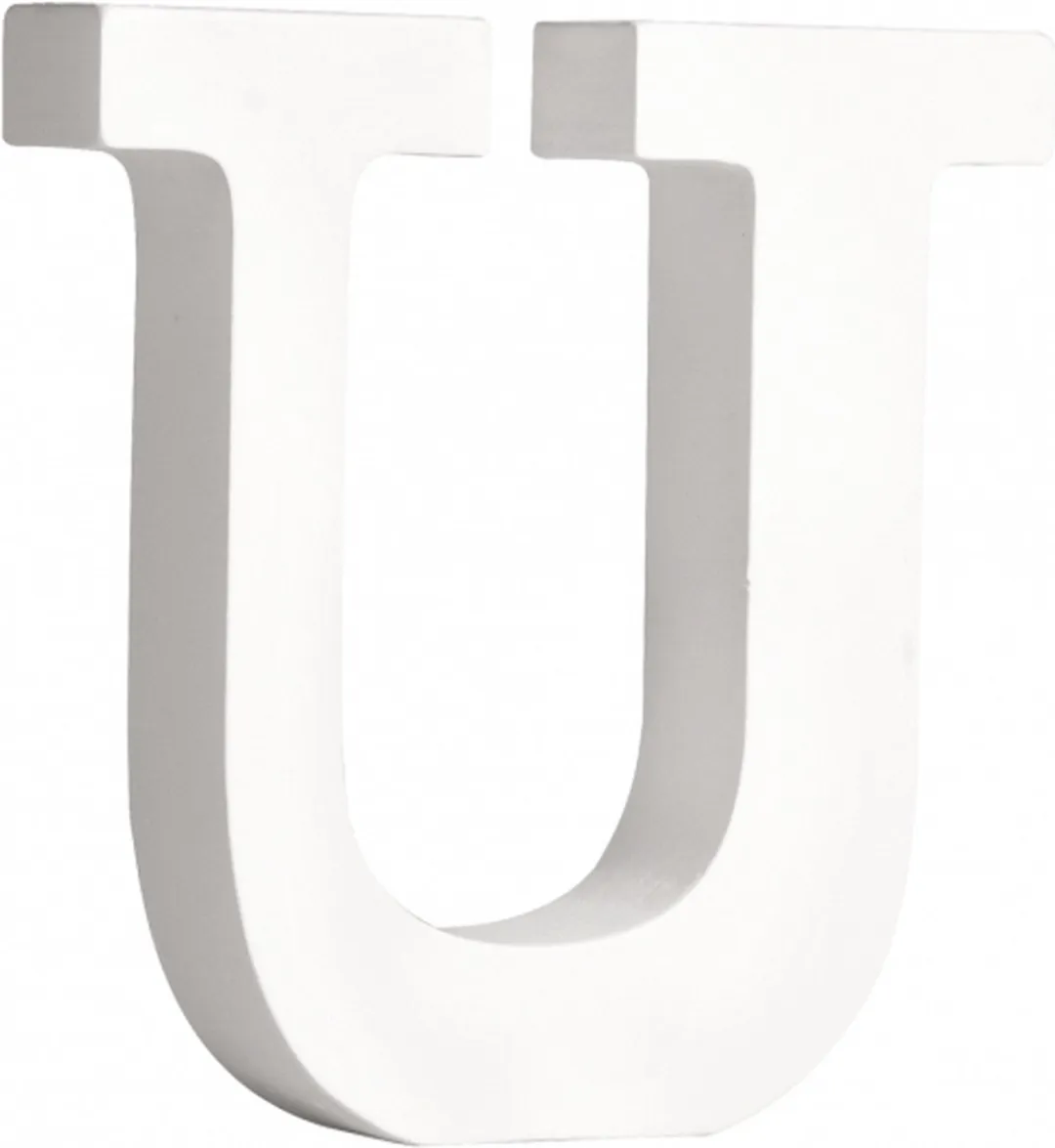 Rayher Houten Letter U 11cm